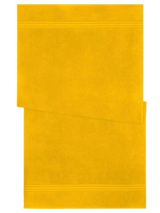 Bath Towel 70x140 Handtuch – James & Nicholson – Farbe gold-yellow – individuell veredelbar
