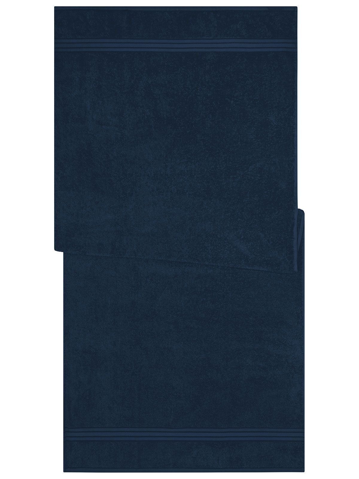 Sauna Sheet 70x180 Handtuch – James & Nicholson – Farbe Navy – individuell veredelbar