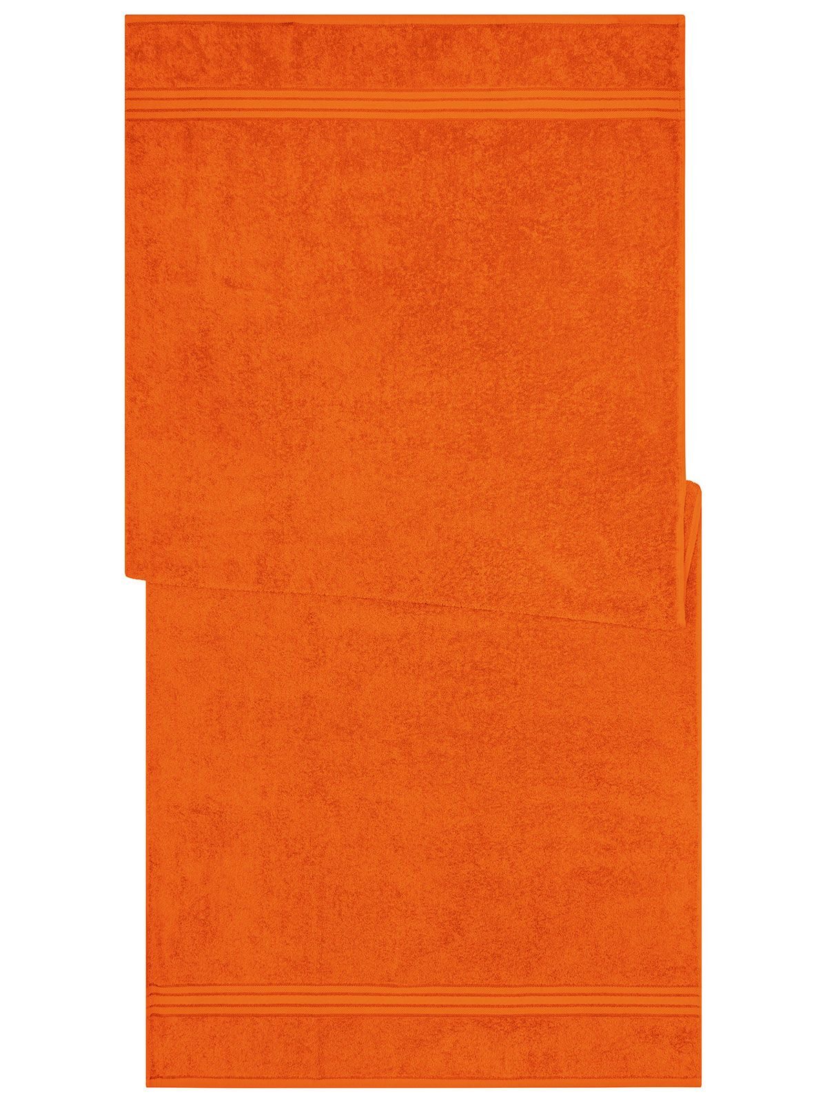 Sauna Sheet 70x180 Handtuch – James & Nicholson – Farbe Orange – individuell veredelbar