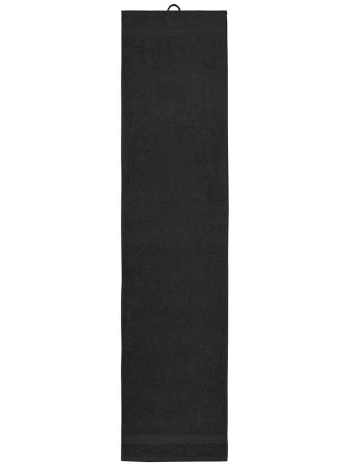 Sport Towel Herren Handtuch – James & Nicholson – Farbe Schwarz – individuell veredelbar