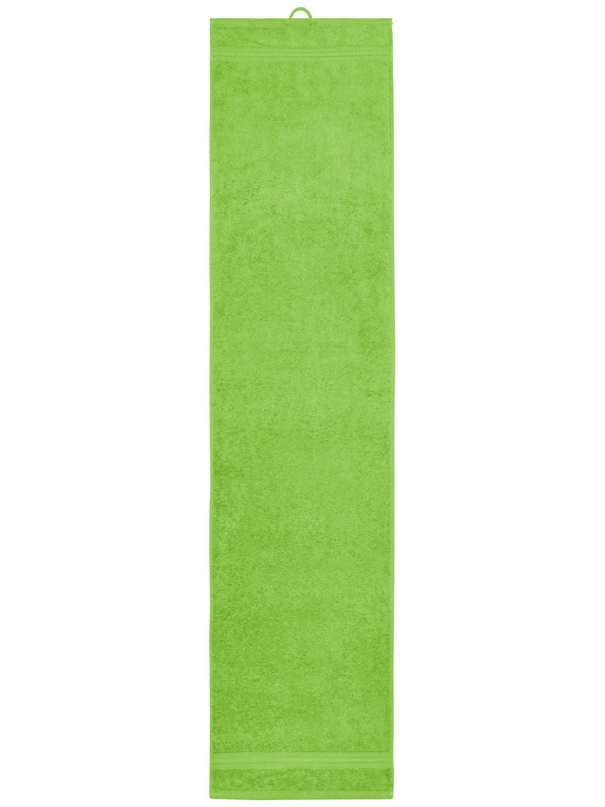 Sport Towel Herren Handtuch – James & Nicholson – Farbe lime-green – individuell veredelbar