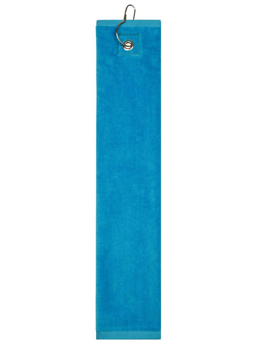 Golf Towel 30x50 Handtuch – James & Nicholson – Farbe atlantic – individuell veredelbar