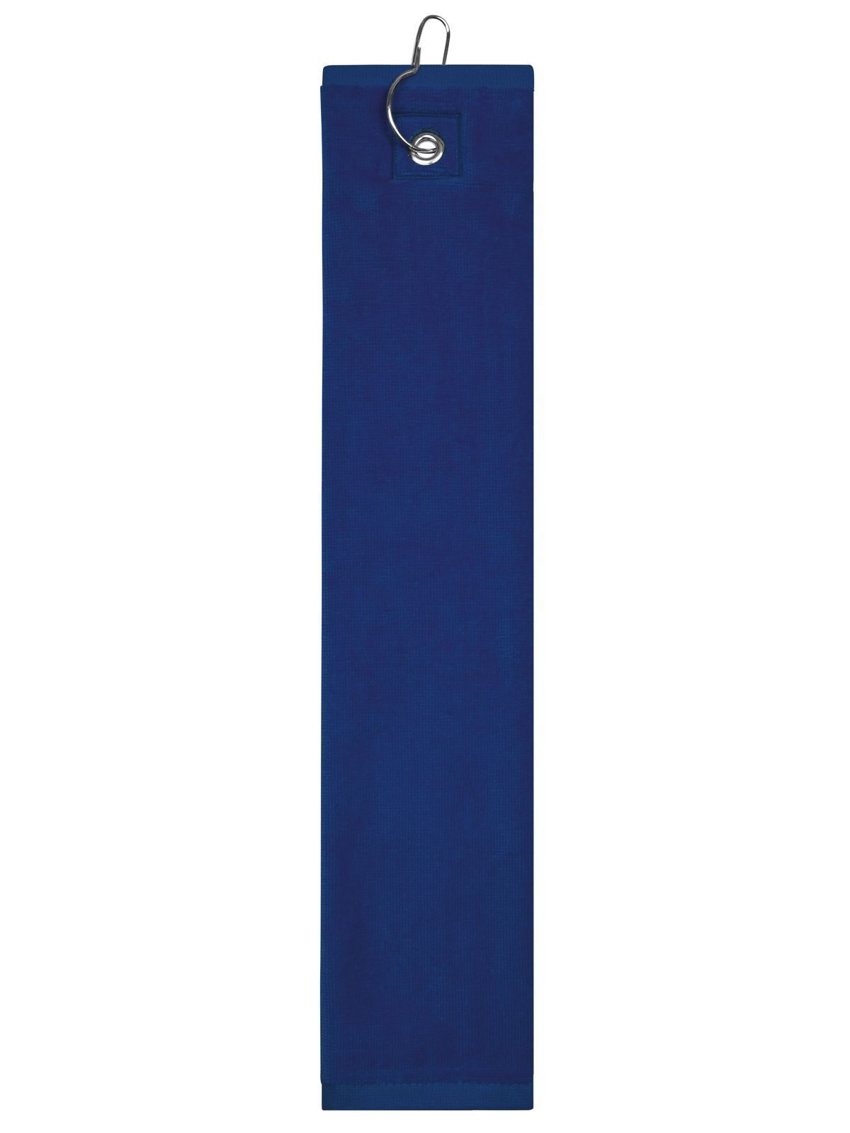 Golf Towel 30x50 Handtuch – James & Nicholson – Farbe dark royal – individuell veredelbar