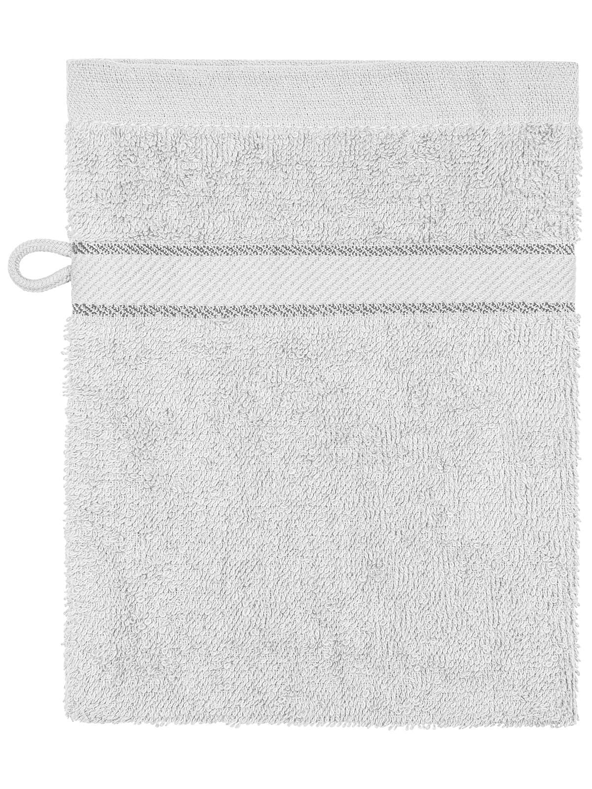 Flannel Herren Handtuch – James & Nicholson – Farbe Weiß – individuell veredelbar