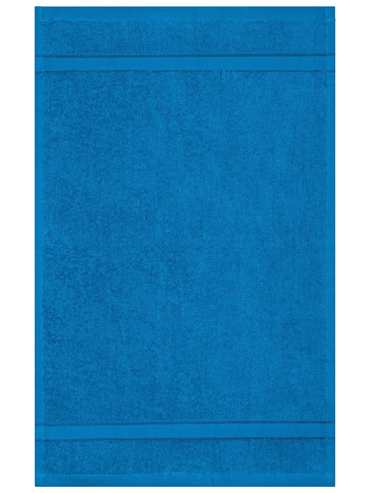Guest Towel Herren Handtuch – James & Nicholson – Farbe atlantic – individuell veredelbar