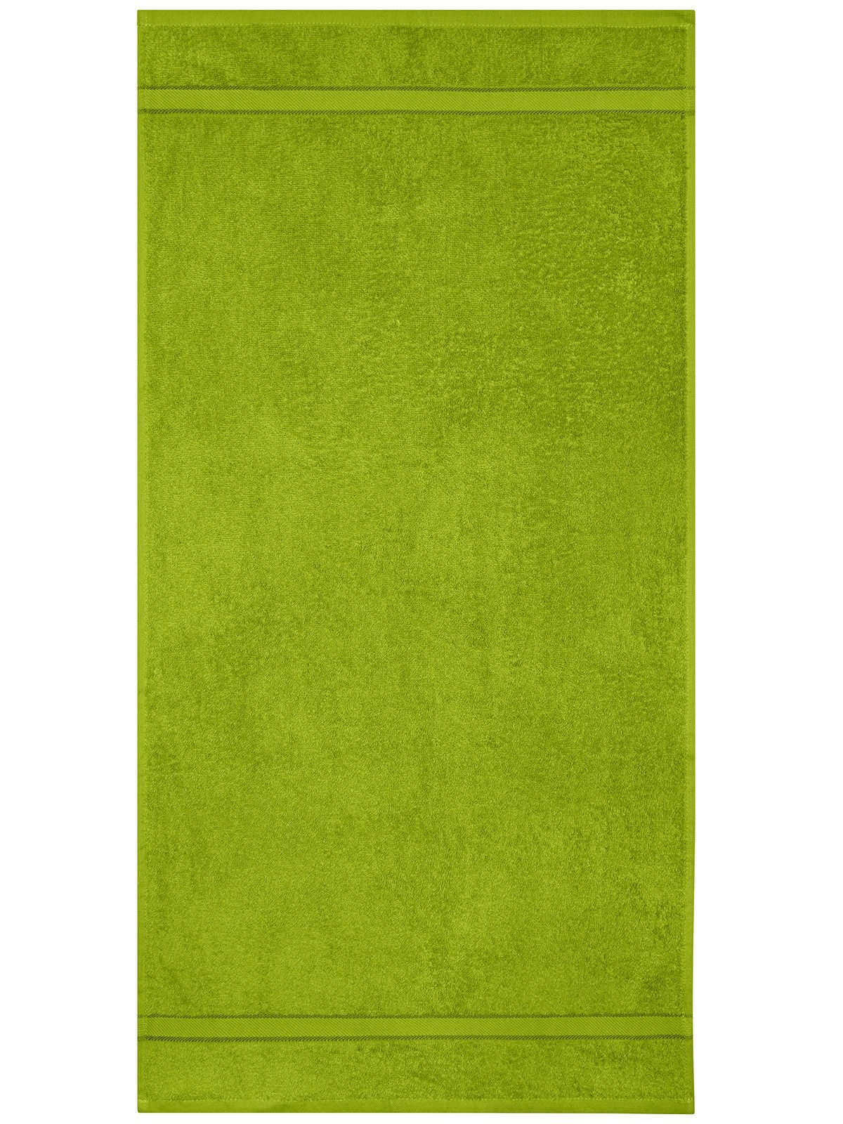 Hand Towel Herren Handtuch – James & Nicholson – Farbe acid-yellow – individuell veredelbar