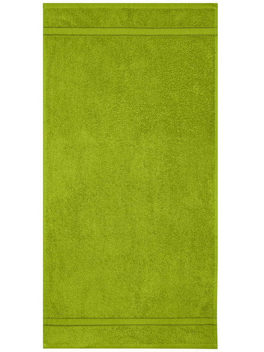 Hand Towel Herren Handtuch – James & Nicholson – Farbe acid-yellow – individuell veredelbar