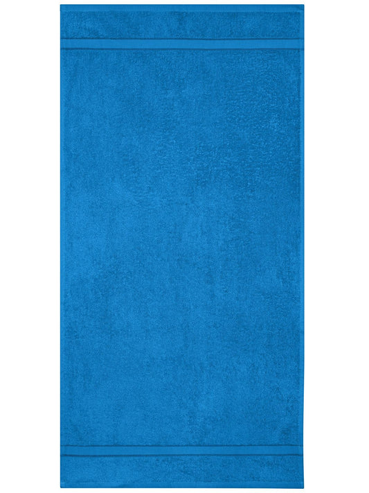 Hand Towel Herren Handtuch – James & Nicholson – Farbe atlantic – individuell veredelbar
