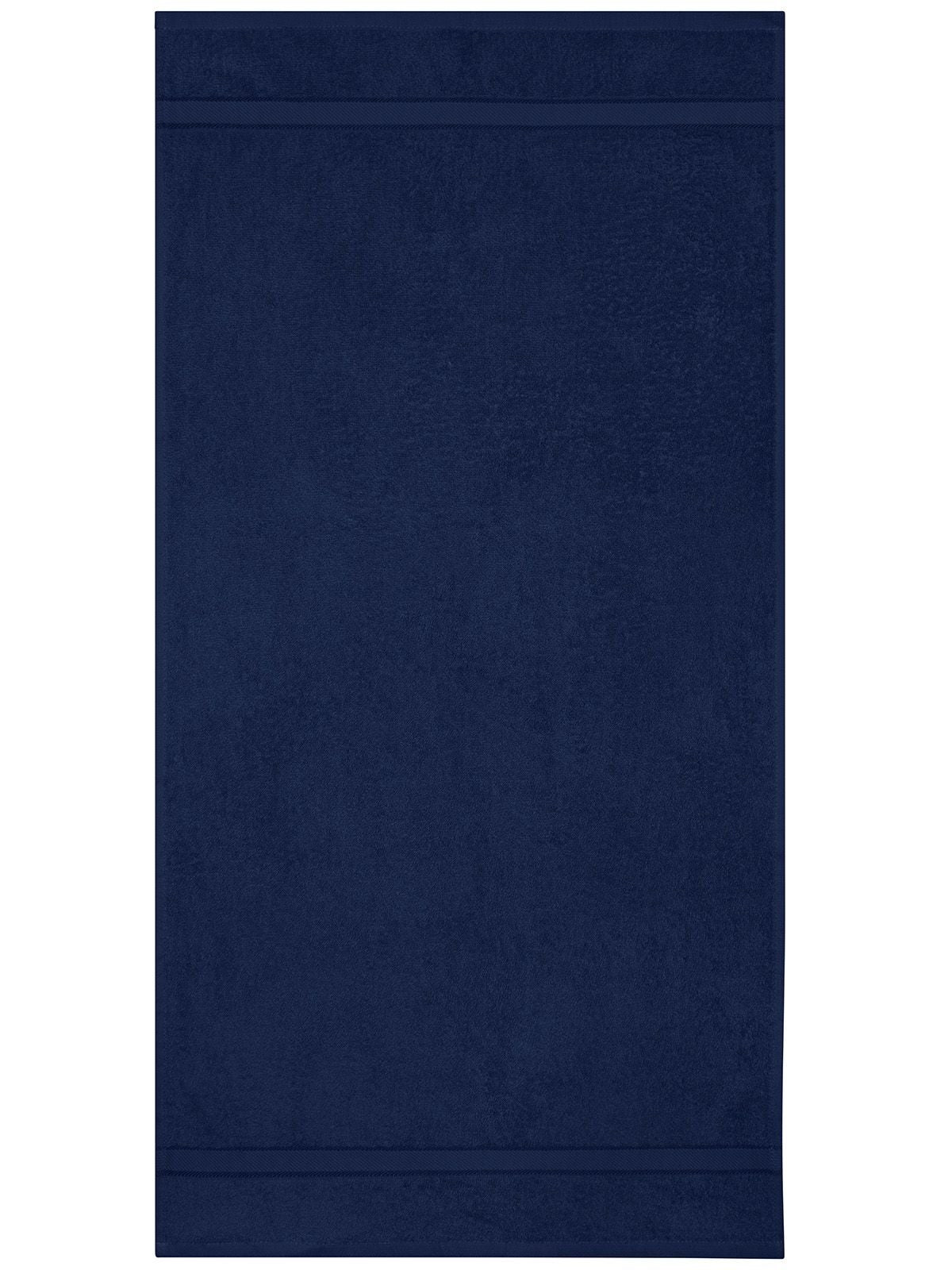 Hand Towel Herren Handtuch – James & Nicholson – Farbe Navy – individuell veredelbar
