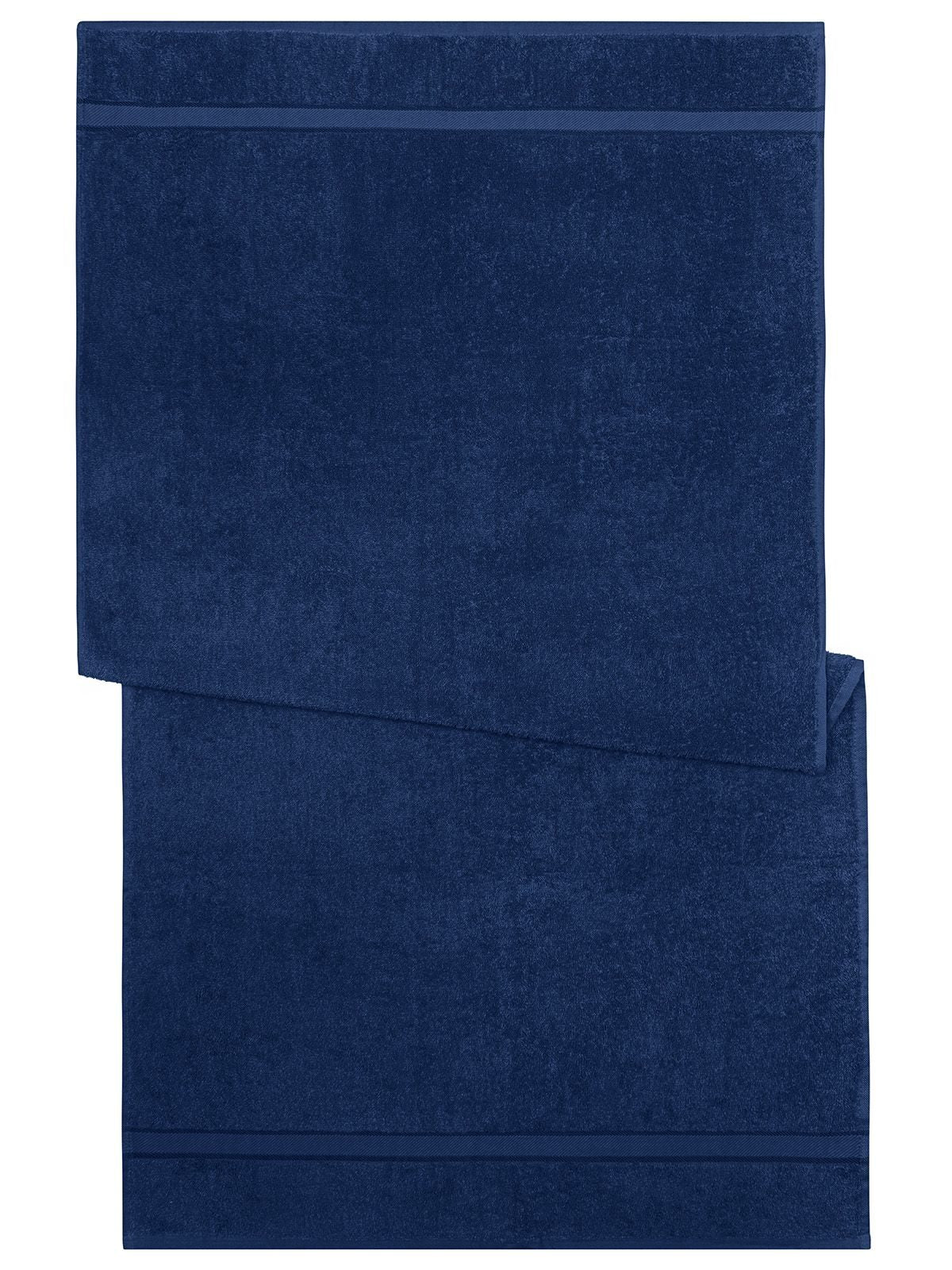 Bath Towel Herren Handtuch – James & Nicholson – Farbe Navy – individuell veredelbar