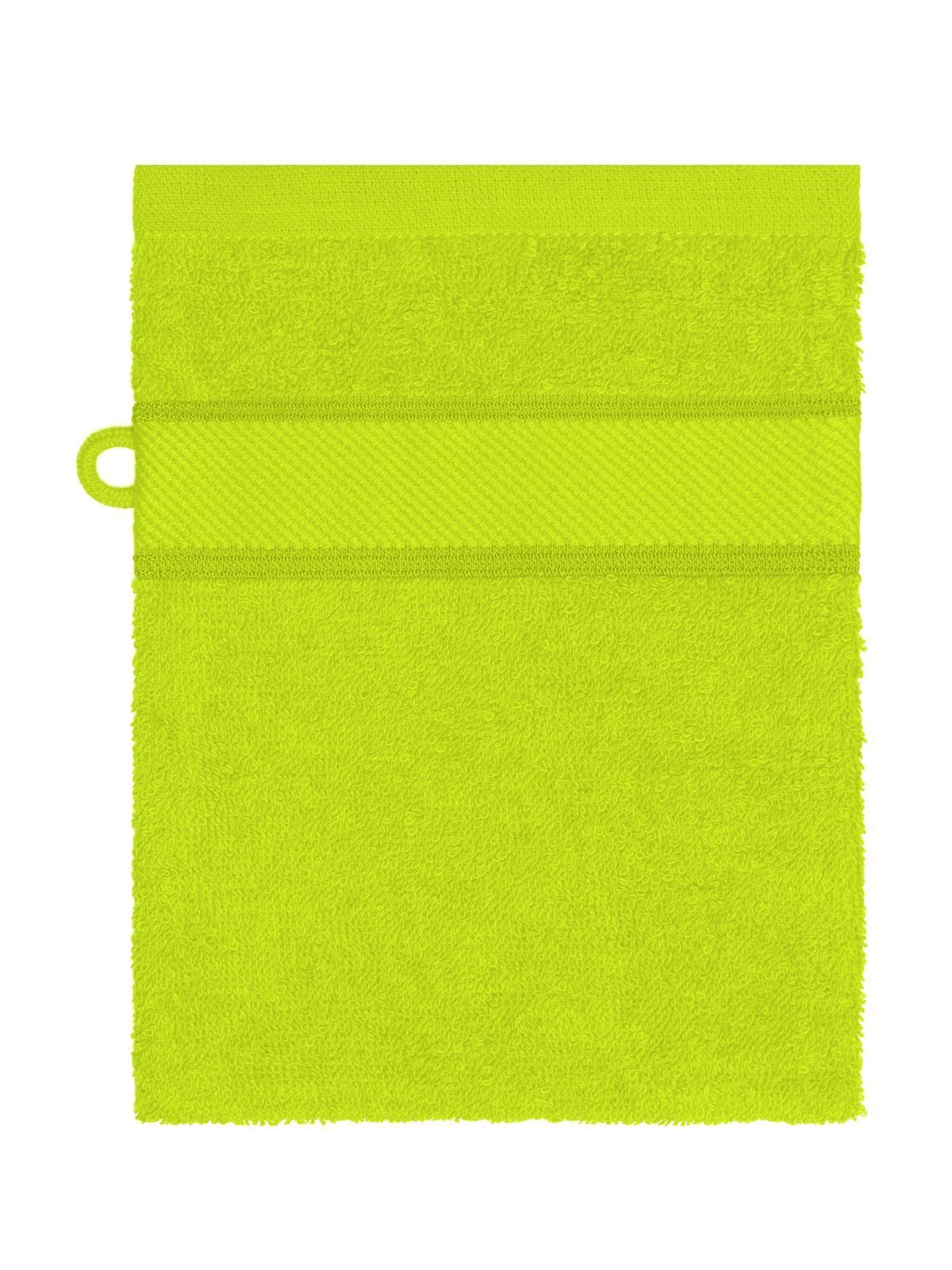Flannel Herren Handtuch – James & Nicholson – Farbe acid-yellow – individuell veredelbar