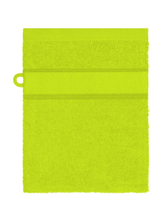 Flannel Herren Handtuch – James & Nicholson – Farbe acid-yellow – individuell veredelbar