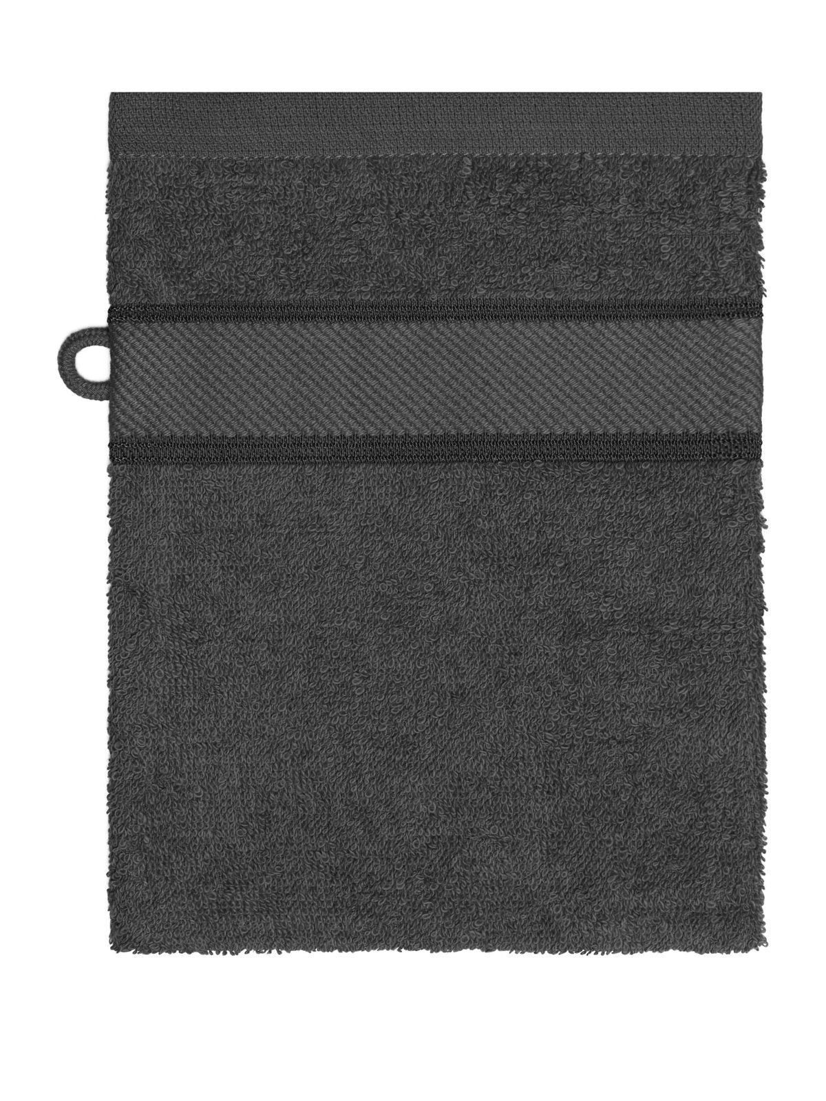 Flannel Herren Handtuch – James & Nicholson – Farbe graphite – individuell veredelbar