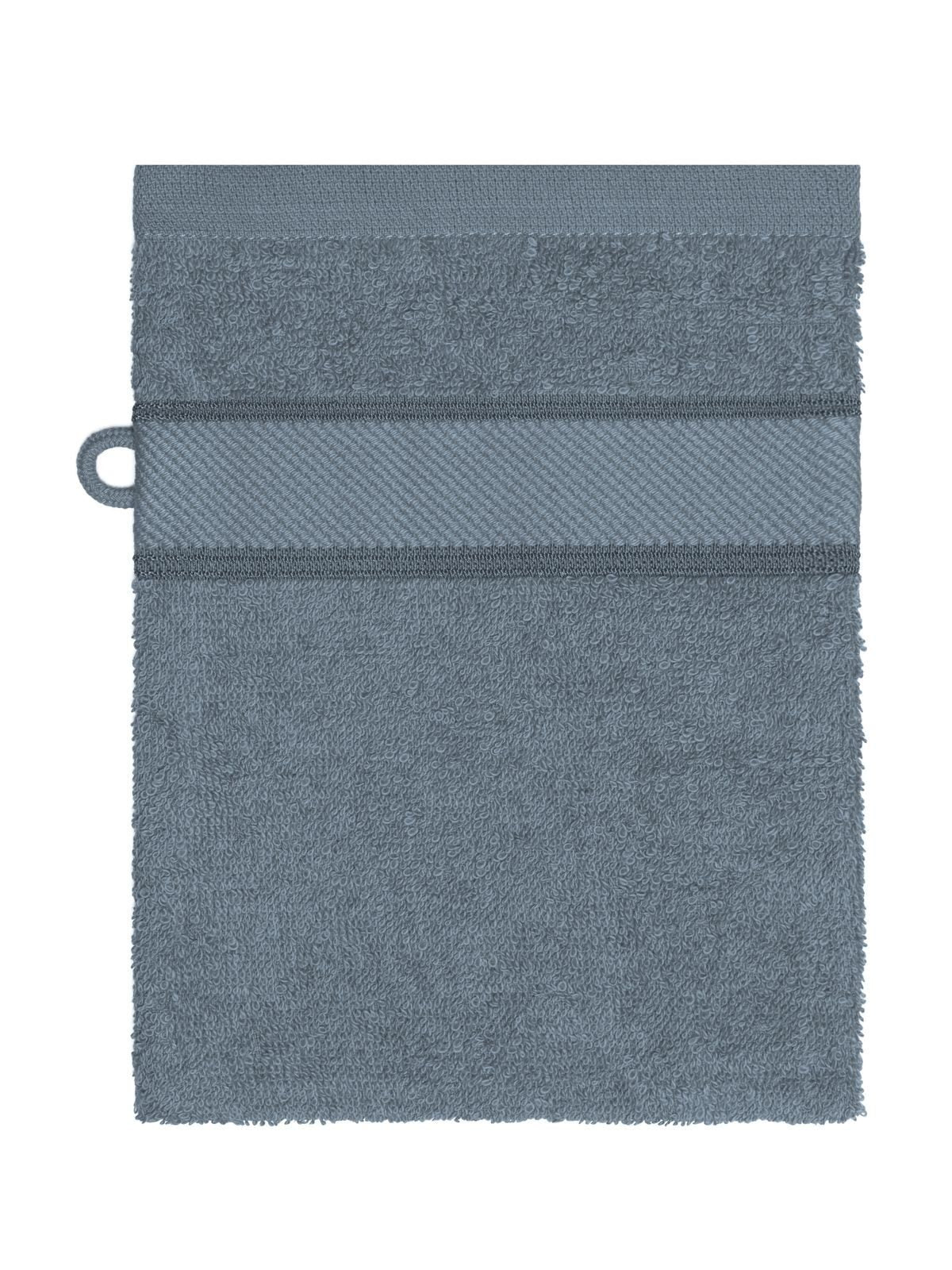 Flannel Herren Handtuch – James & Nicholson – Farbe mid-grey – individuell veredelbar