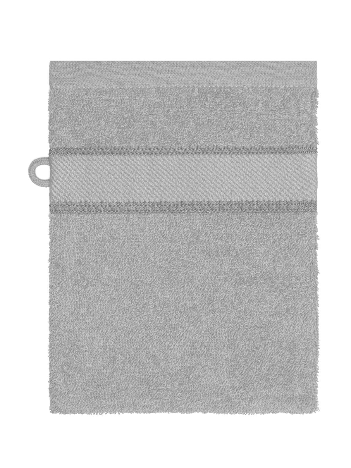 Flannel Herren Handtuch – James & Nicholson – Farbe silver – individuell veredelbar