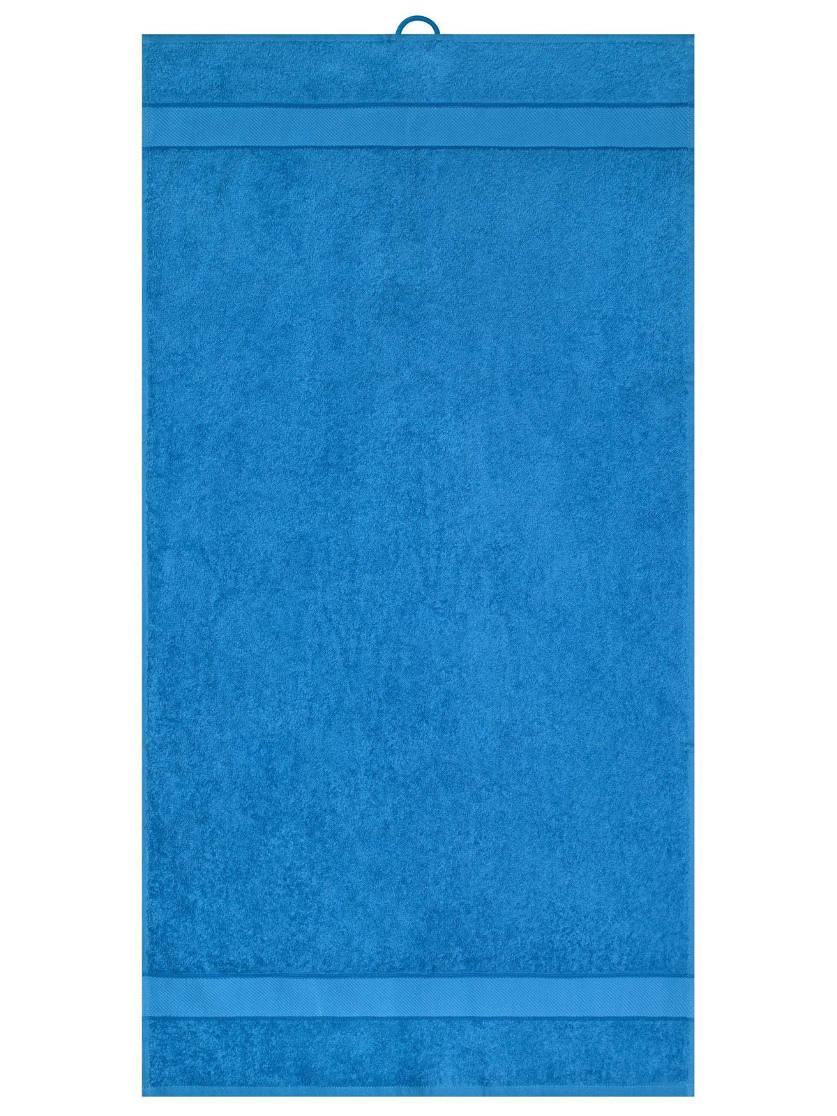Hand Towel 50x100 Herren Handtuch – James & Nicholson – Farbe cobalt – individuell veredelbar