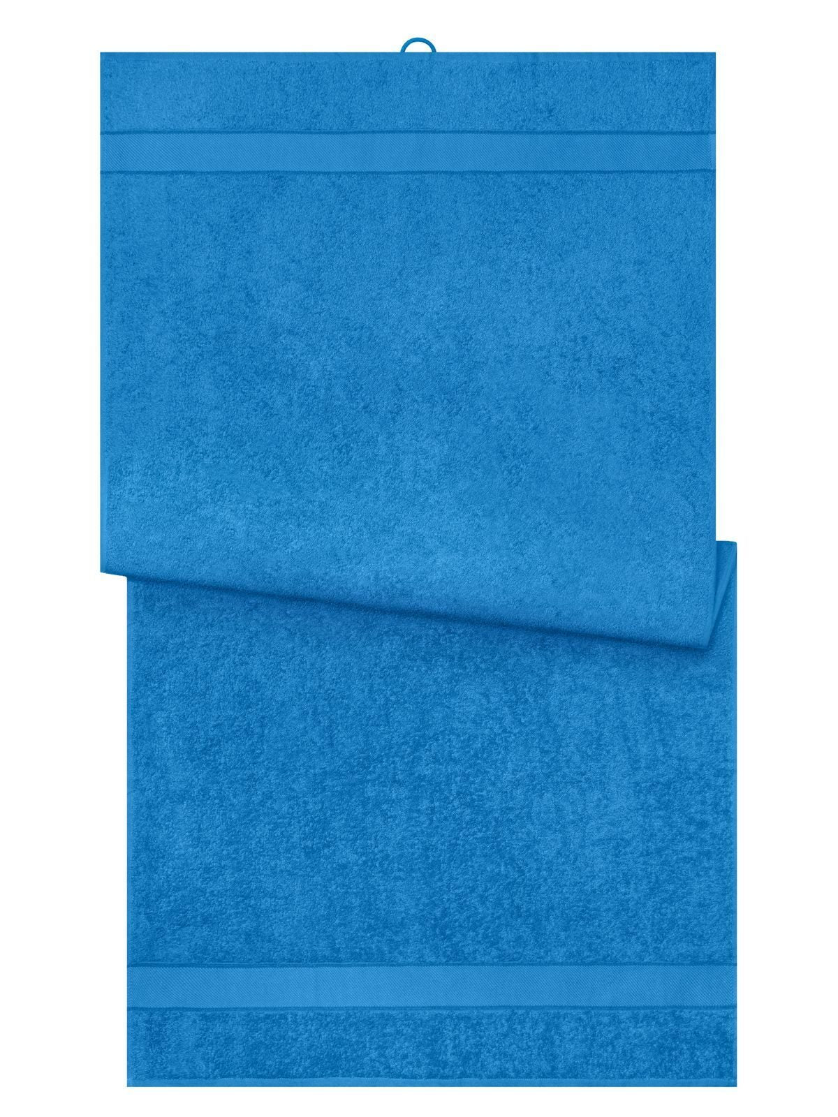 Bath Towel 70x140 Herren Handtuch – James & Nicholson – Farbe cobalt – individuell veredelbar