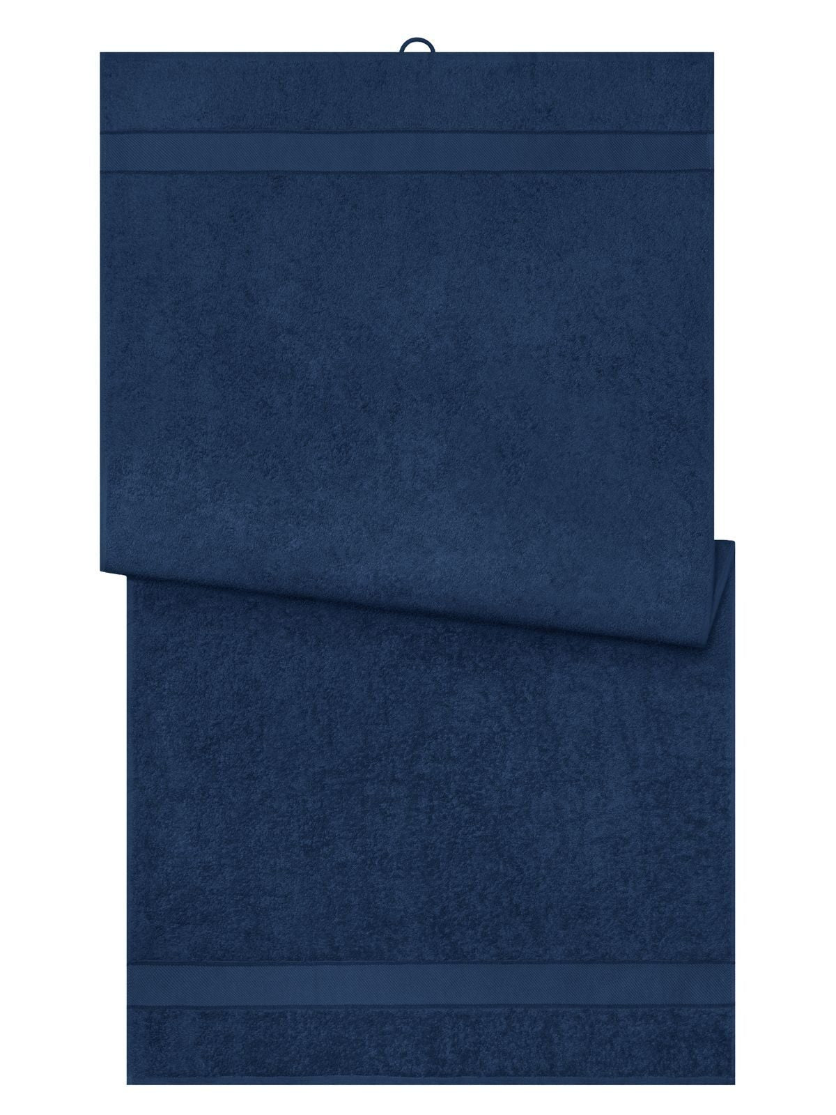 Bath Towel 70x140 Herren Handtuch – James & Nicholson – Farbe Navy – individuell veredelbar