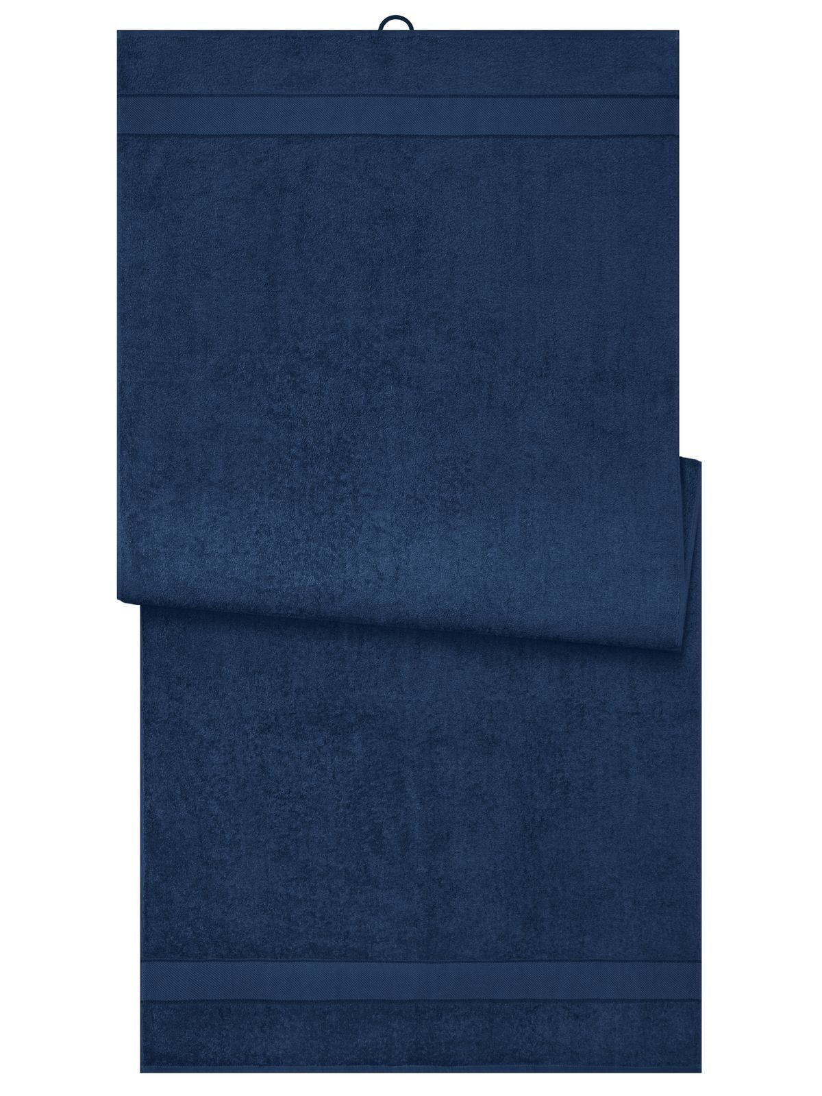 Sauna Sheet 70x180 Herren Handtuch – James & Nicholson – Farbe Navy – individuell veredelbar