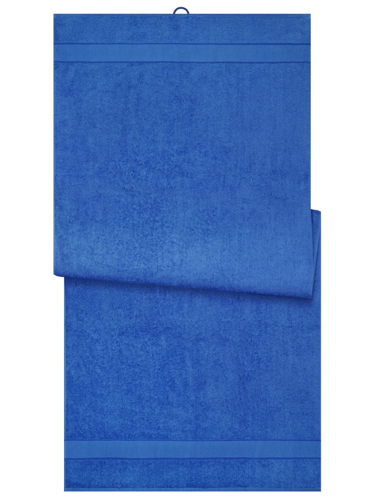 Sauna Sheet 70x180 Herren Handtuch – James & Nicholson – Farbe Royalblau – individuell veredelbar