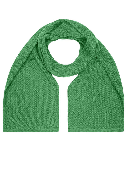 Knitted Scarf Schal / Handschuhe – James & Nicholson – Farbe Grün – individuell veredelbar