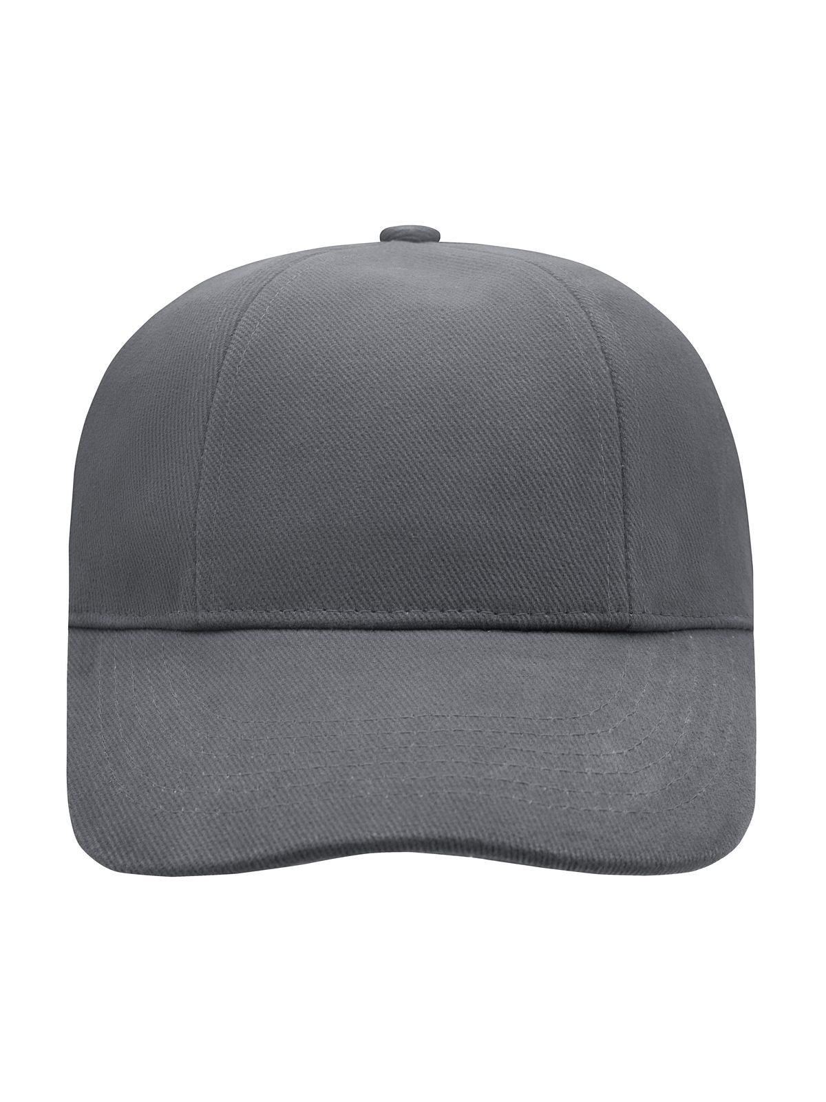 Baseball Caps Turned 6 Panel Cap Laminated dark-Grau bestickbar und bedruckbar – LA1970