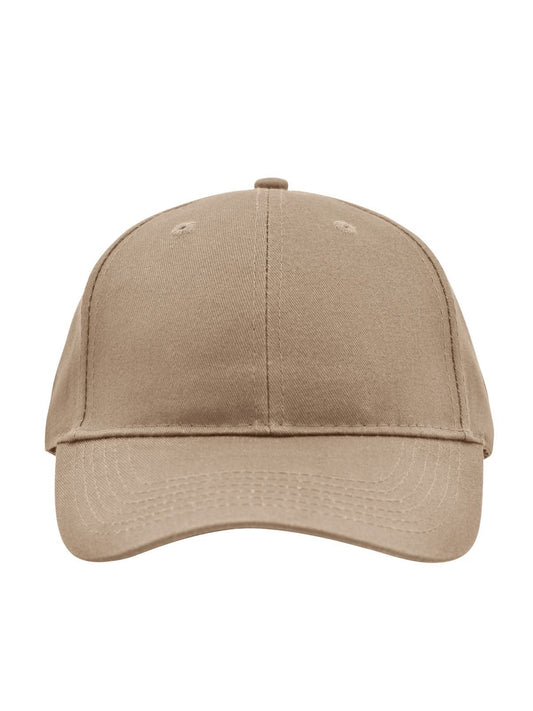 Baseball Caps Brushed 6 Panel Cap Beige bestickbar und bedruckbar – LA1970