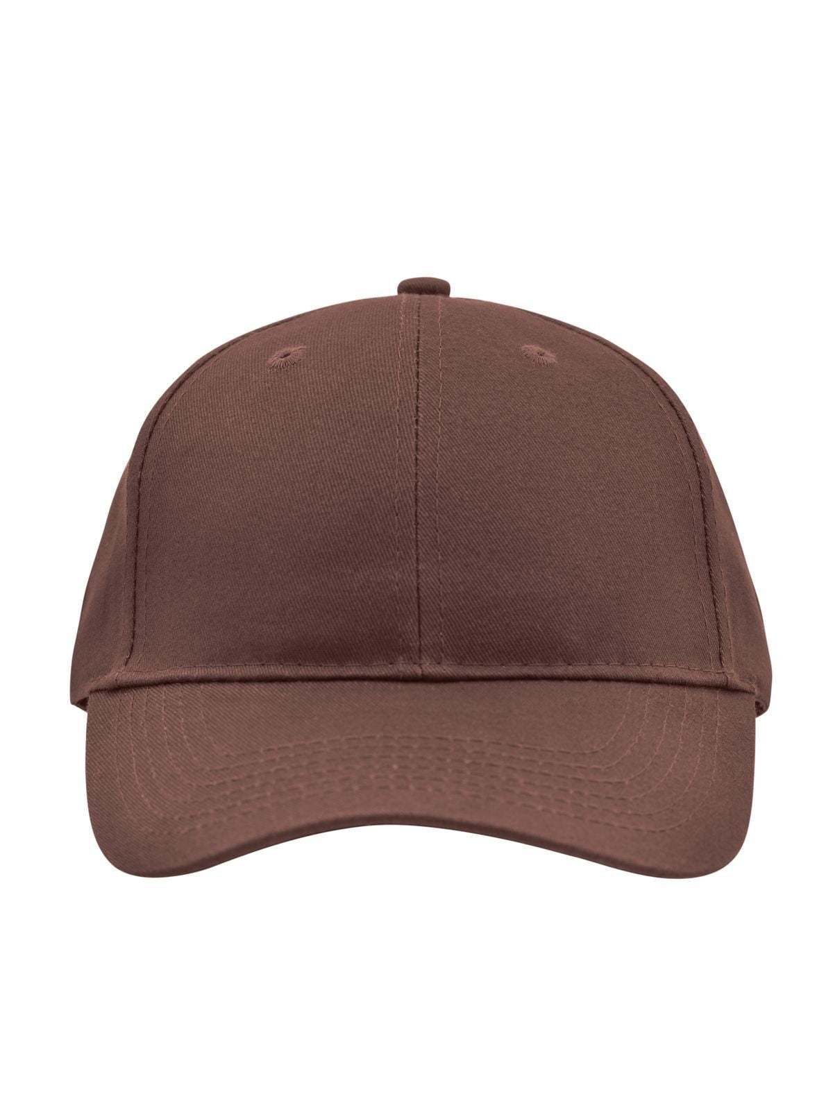 Baseball Caps Brushed 6 Panel Cap Braun bestickbar und bedruckbar – LA1970