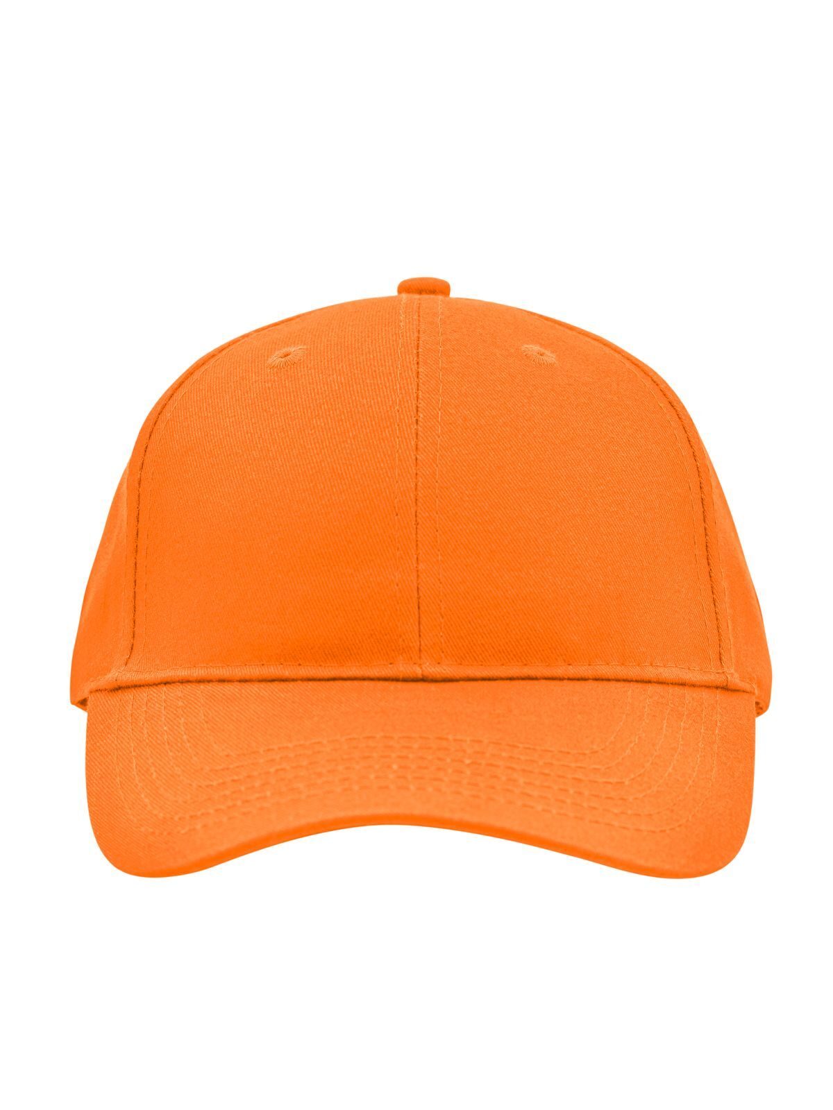 Baseball Caps Brushed 6 Panel Cap Orange bestickbar und bedruckbar – LA1970