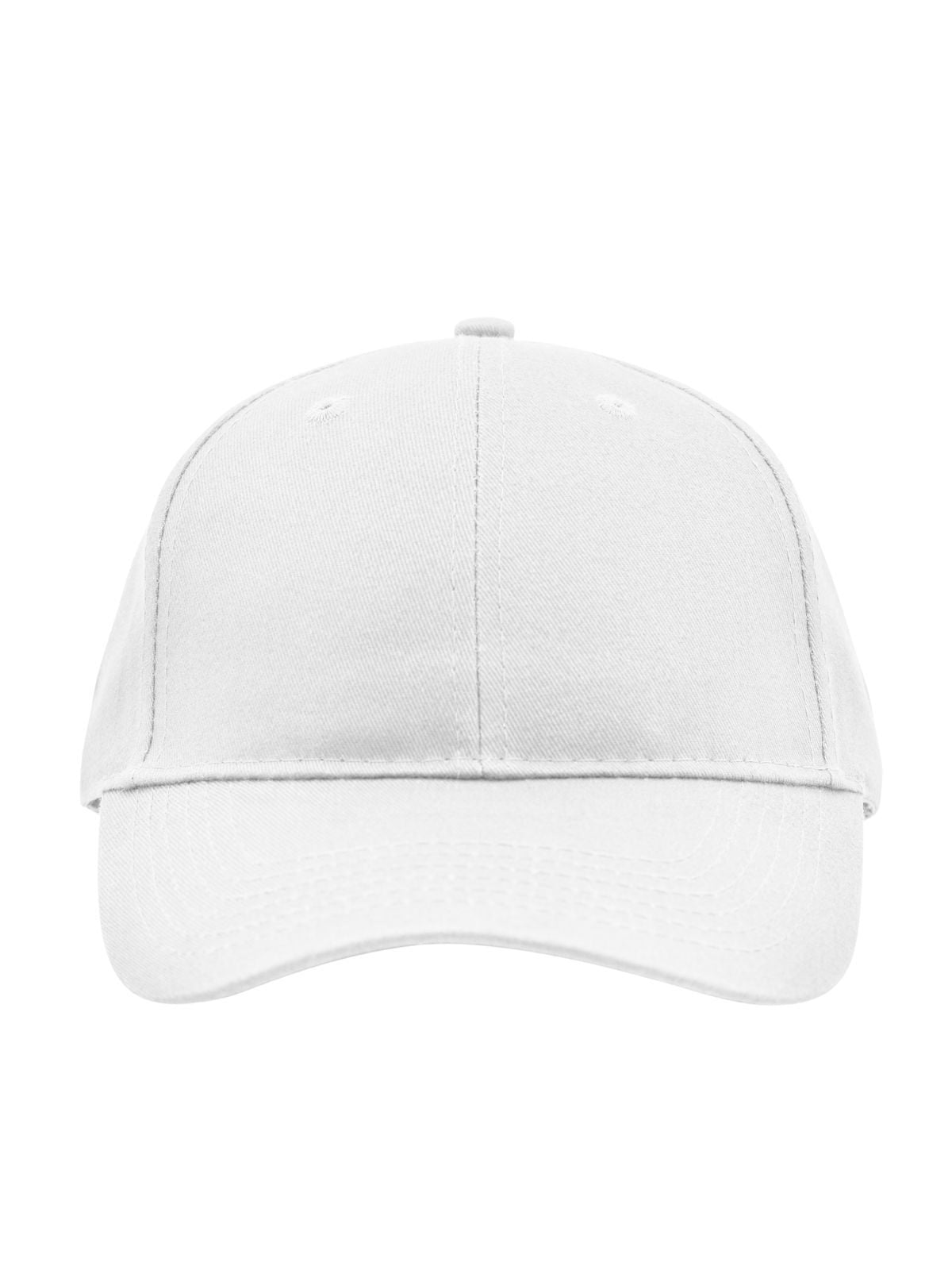 Baseball Caps Brushed 6 Panel Cap Weiß bestickbar und bedruckbar – LA1970