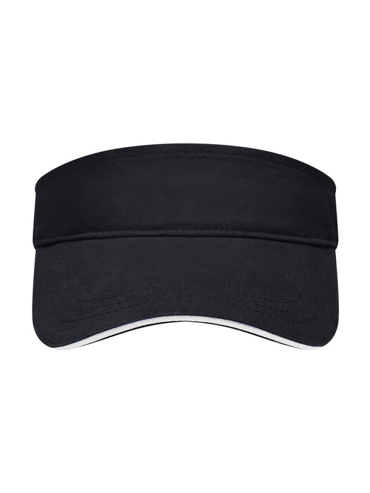 Sunvisor Sandwich in black/white – individuell veredelbar | LA1970