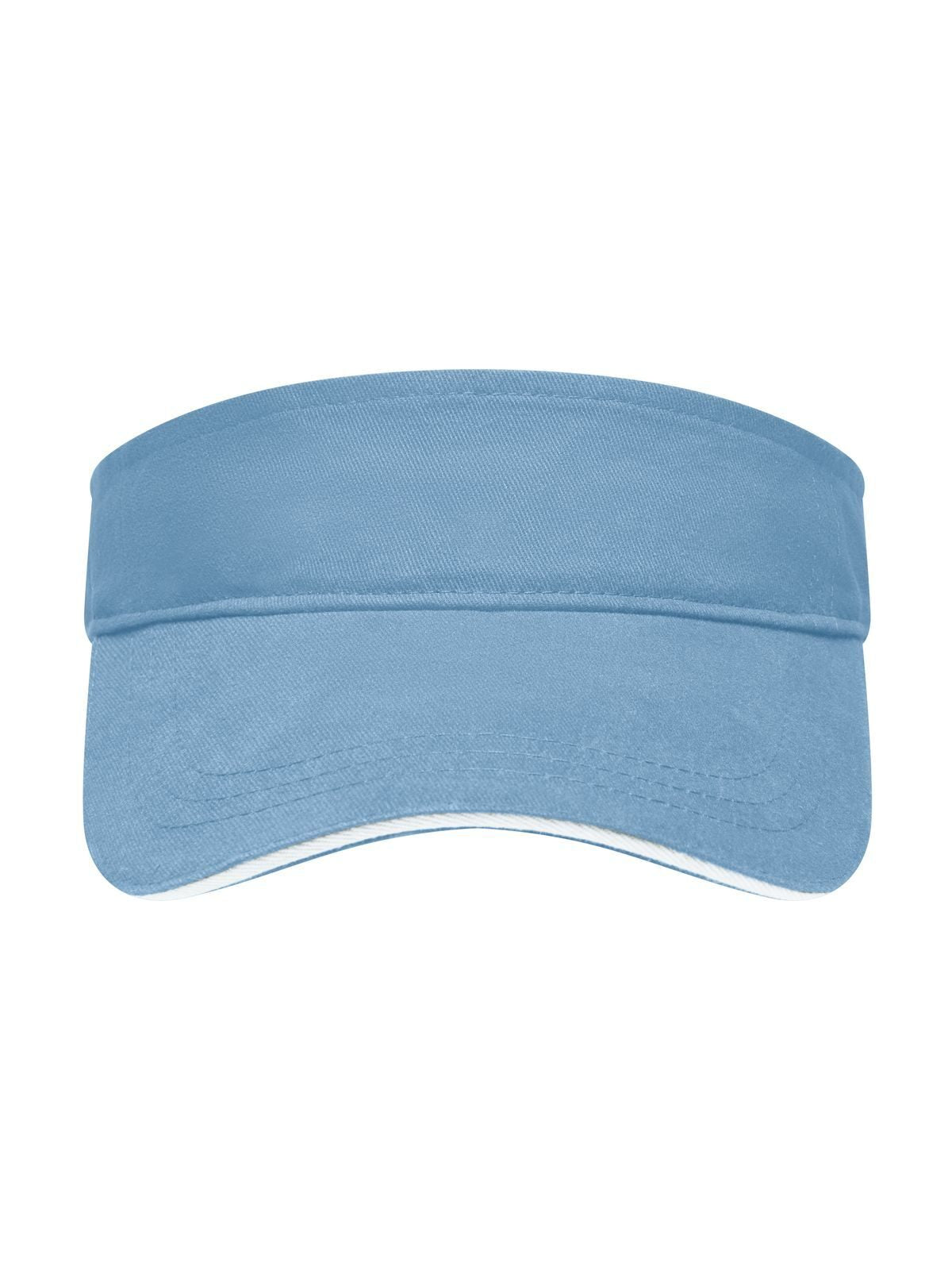 Baseball Caps Sandwich Sunvisor light-blue/Weiß bestickbar und bedruckbar – LA1970