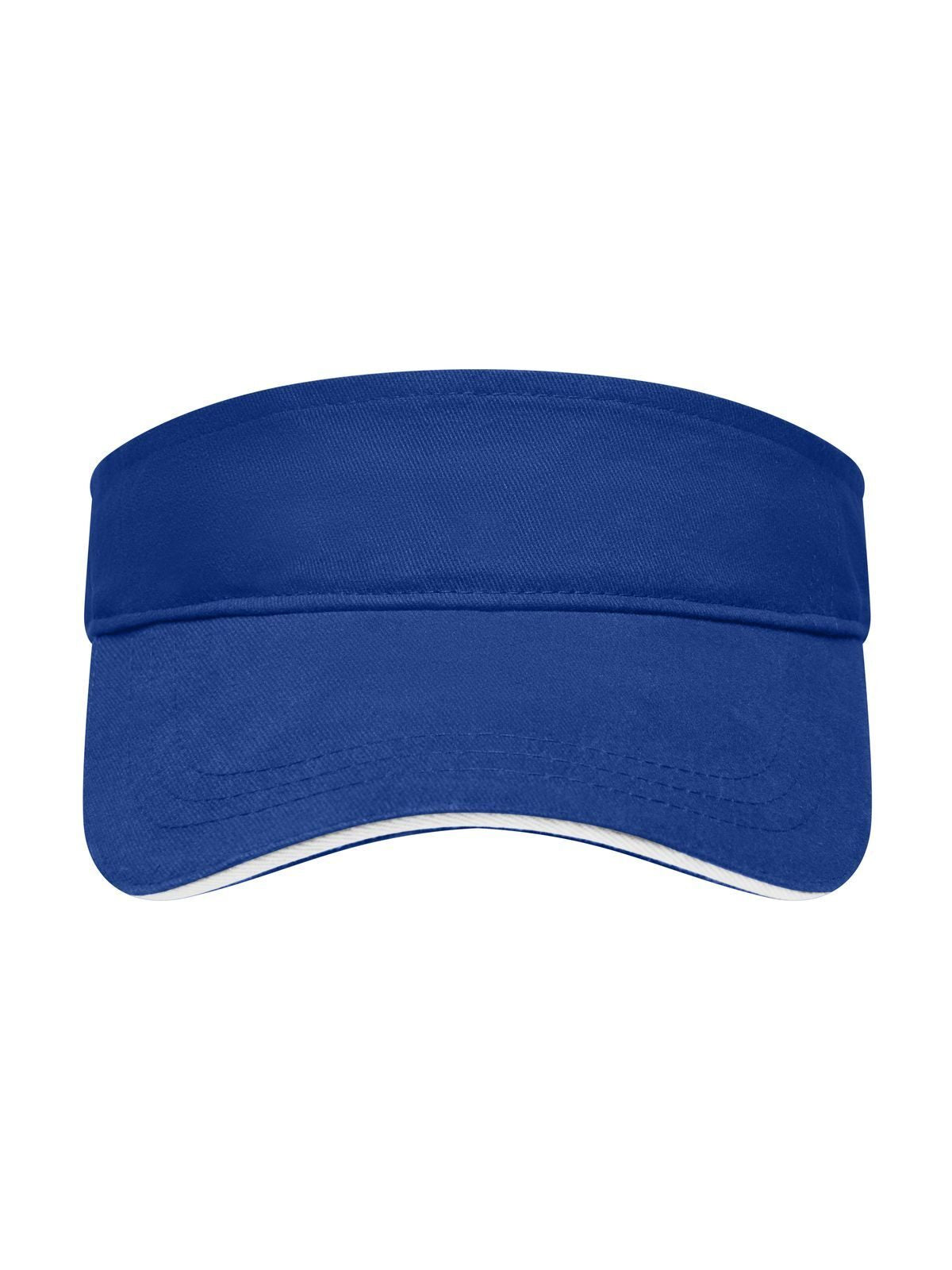 Baseball Caps Sandwich Sunvisor Royalblaublau/Weiß bestickbar und bedruckbar – LA1970