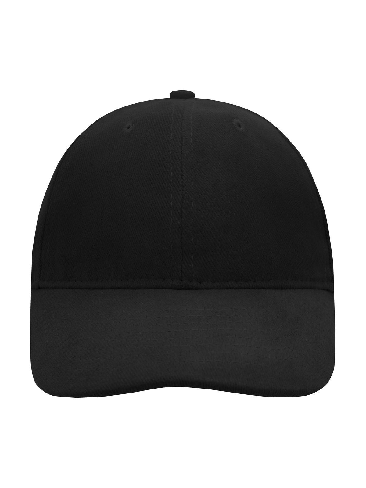 Baseball Caps 6 Panel Softlining Raver Cap Schwarz bestickbar und bedruckbar – LA1970