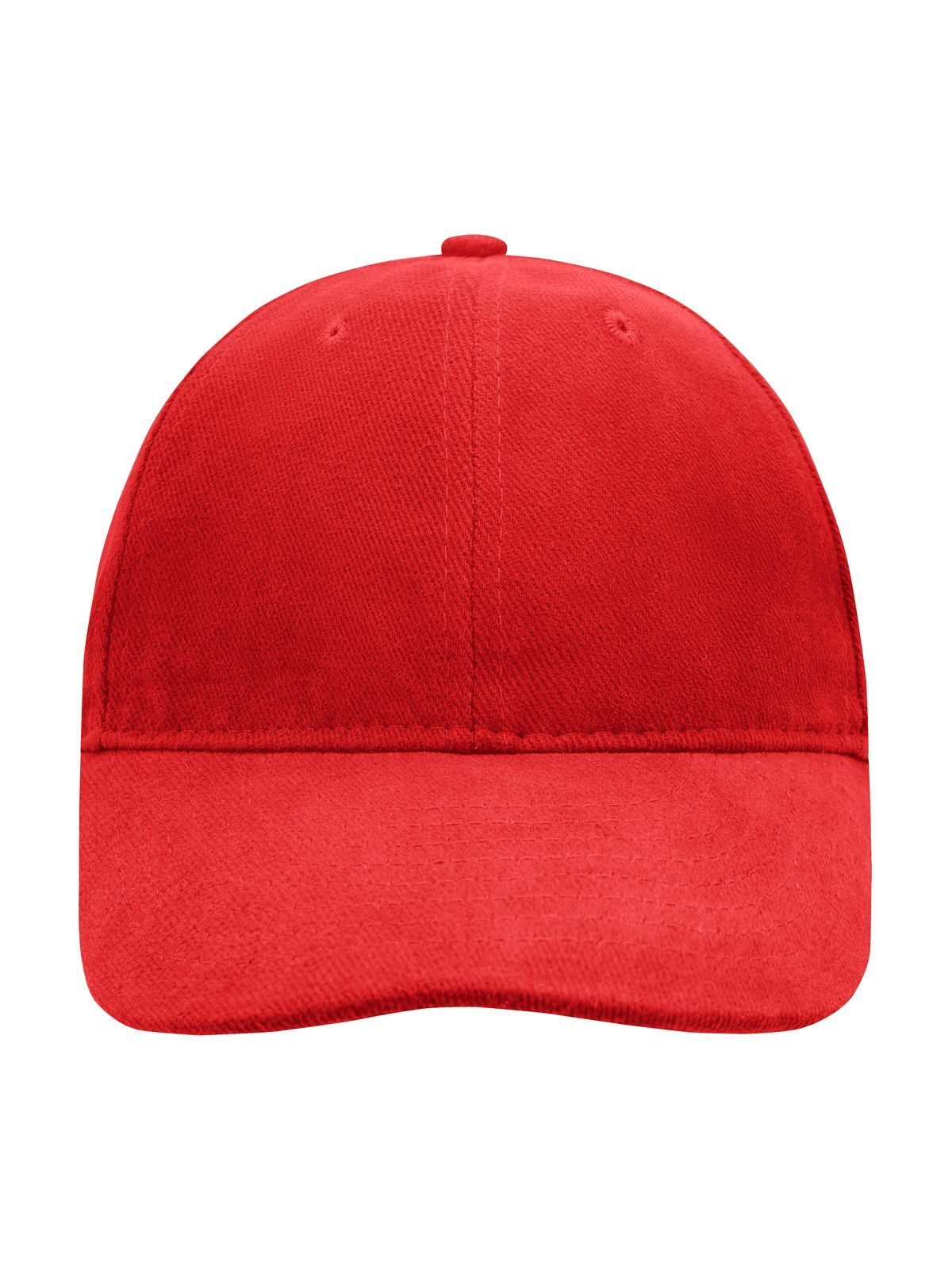 Baseball Caps 6 Panel Softlining Raver Cap signal-Rot bestickbar und bedruckbar – LA1970
