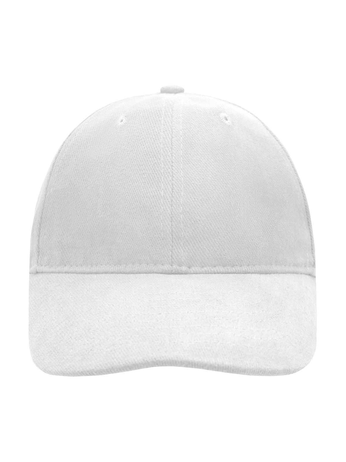 Baseball Caps 6 Panel Softlining Raver Cap Weiß bestickbar und bedruckbar – LA1970