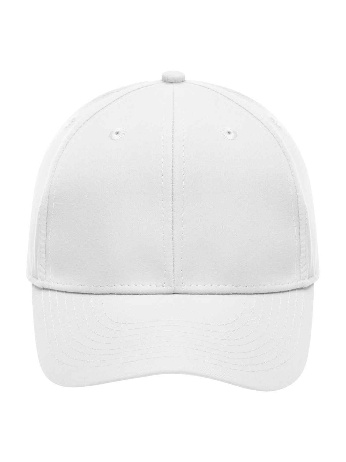 Baseball Caps 6 Panel Polyester Peach Cap Weiß bestickbar und bedruckbar – LA1970