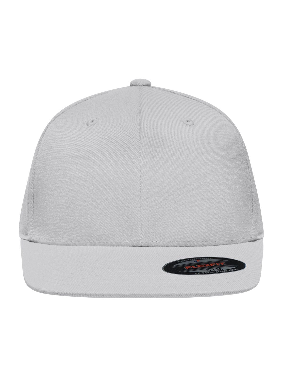 Baseball Caps Flexfit® Flat Peak Cap light-Grau bestickbar und bedruckbar – LA1970
