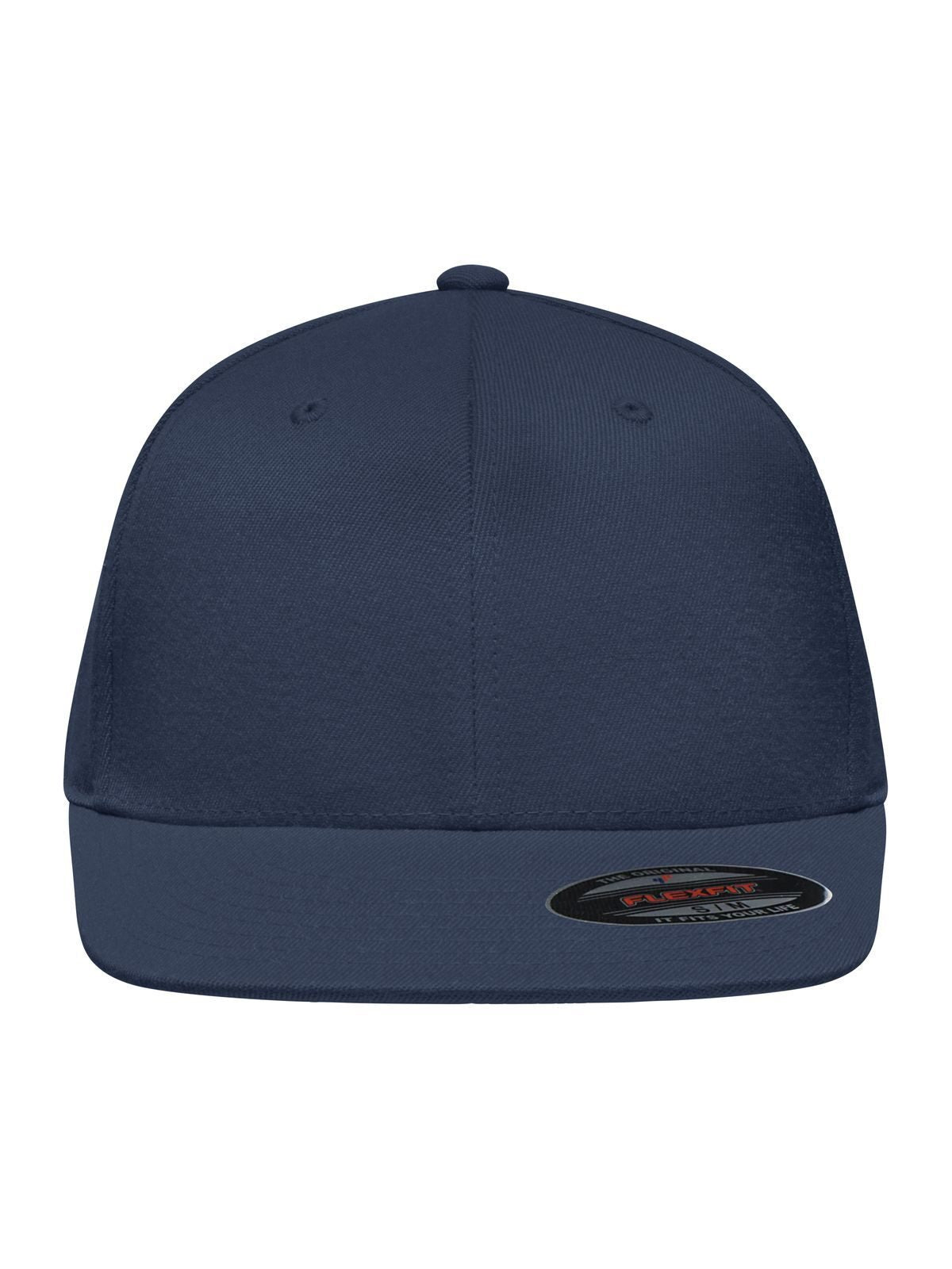Baseball Caps Flexfit® Flat Peak Cap Marineblau bestickbar und bedruckbar – LA1970
