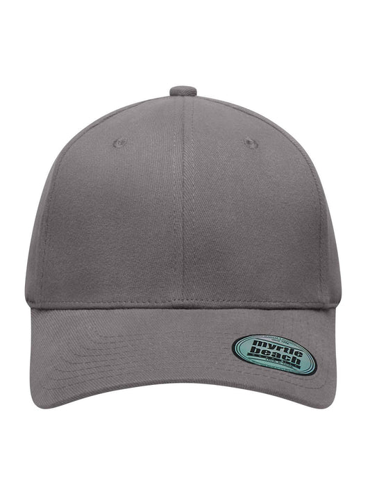Baseball Caps 6 Panel Elastic Fit Baseball Cap dark-Grau bestickbar und bedruckbar – LA1970