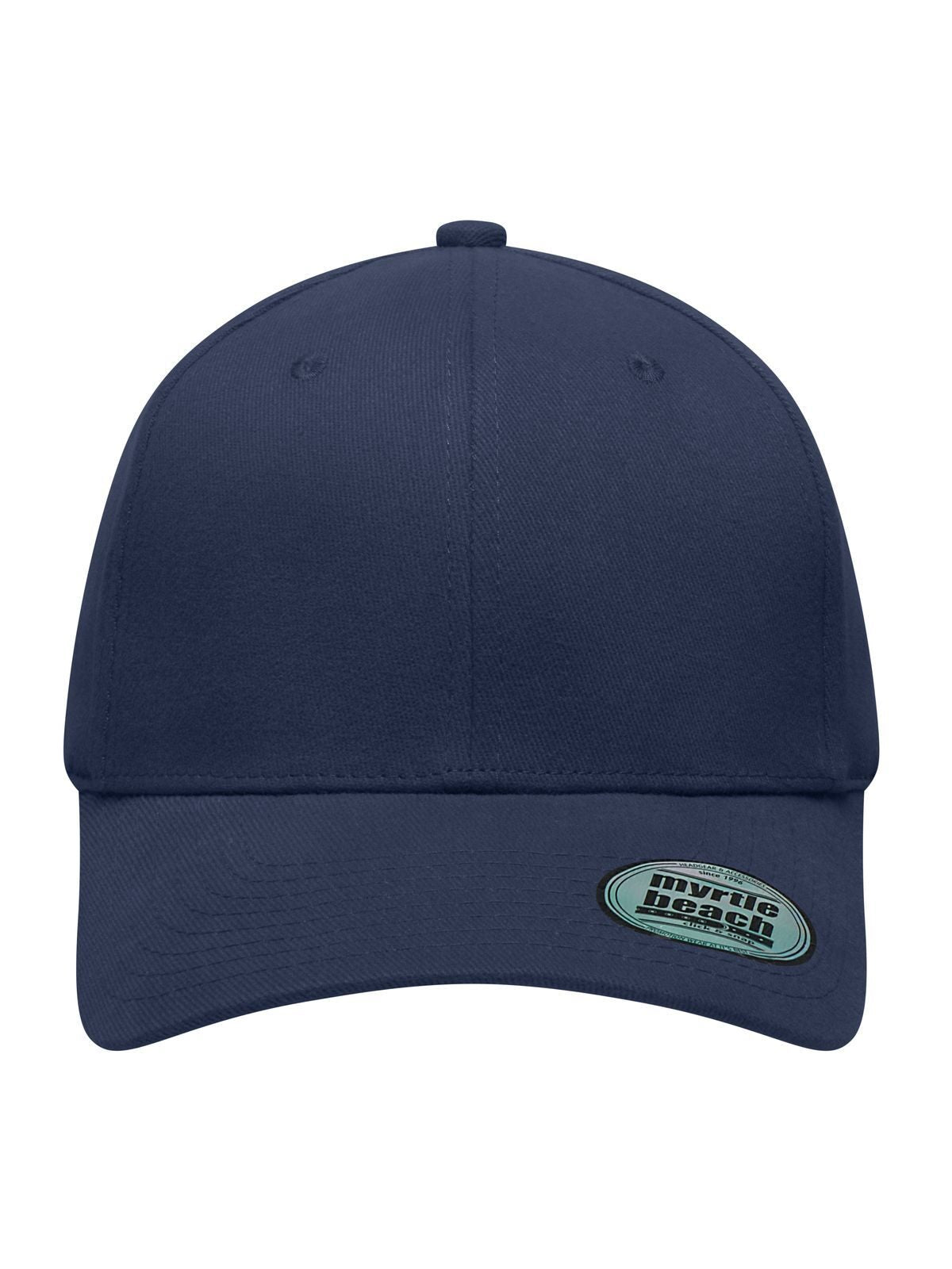 Baseball Caps 6 Panel Elastic Fit Baseball Cap Marineblau bestickbar und bedruckbar – LA1970