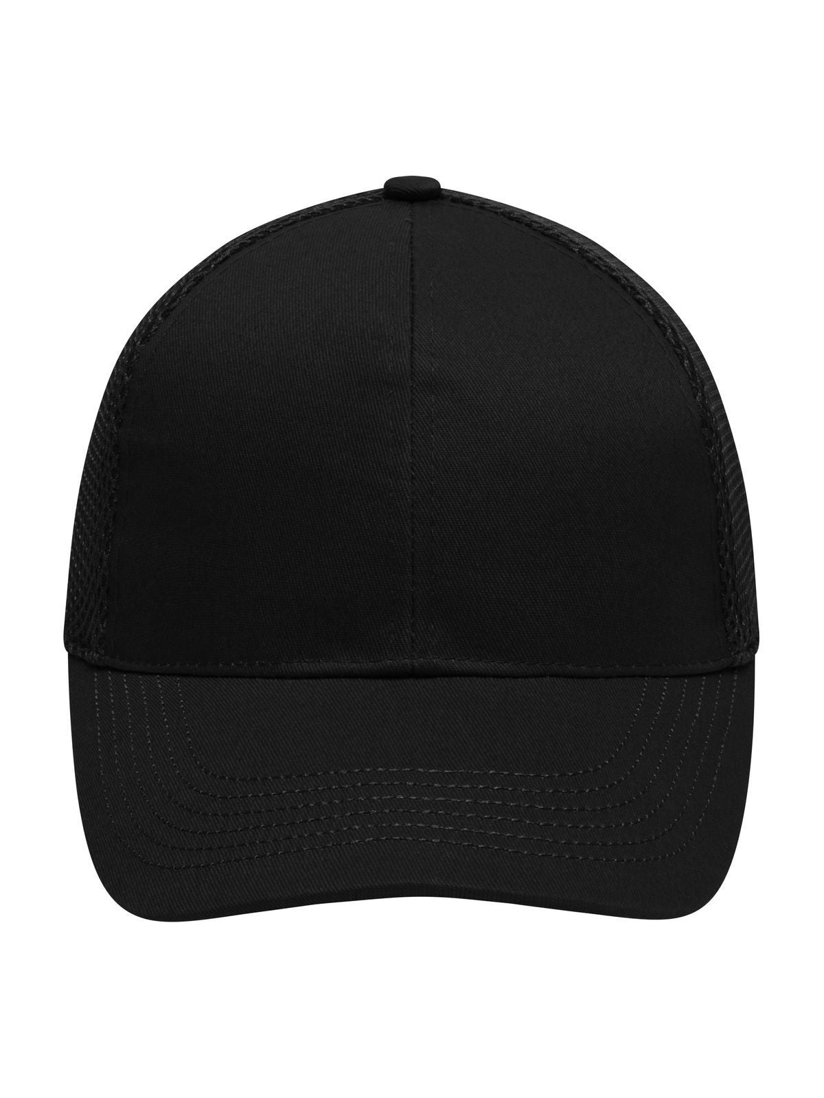 Baseball Caps 6 Panel Air Mesh Cap Schwarz bestickbar und bedruckbar – LA1970