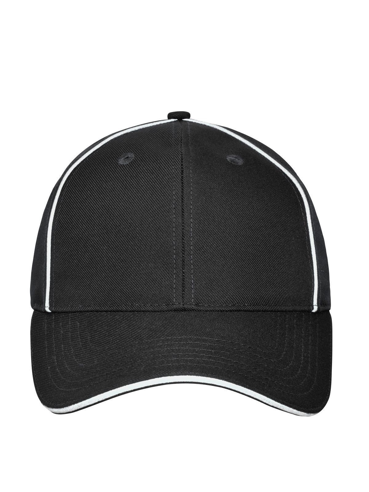 Baseball Caps 6 Panel Workwear Cap - Solid Schwarz bestickbar und bedruckbar – LA1970