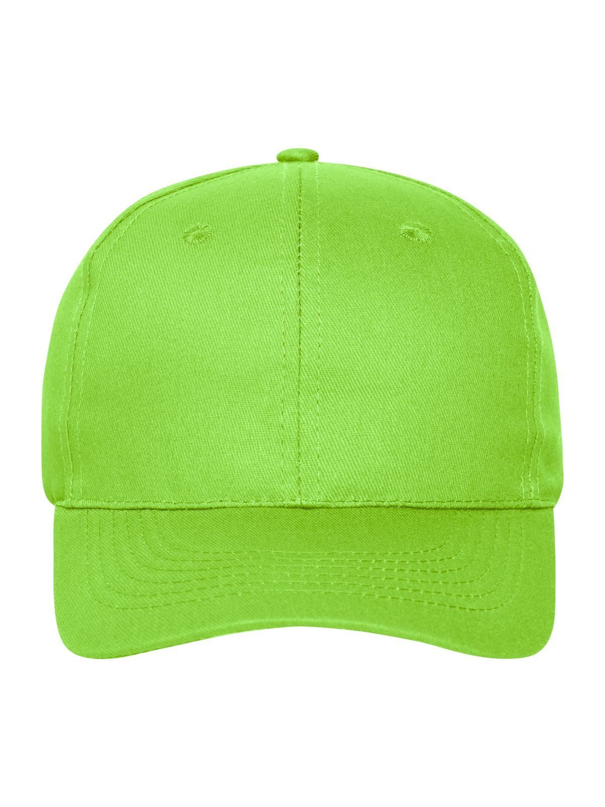 Baseball Caps 6 Panel Cap Bio Cotton lime-green bestickbar und bedruckbar – LA1970