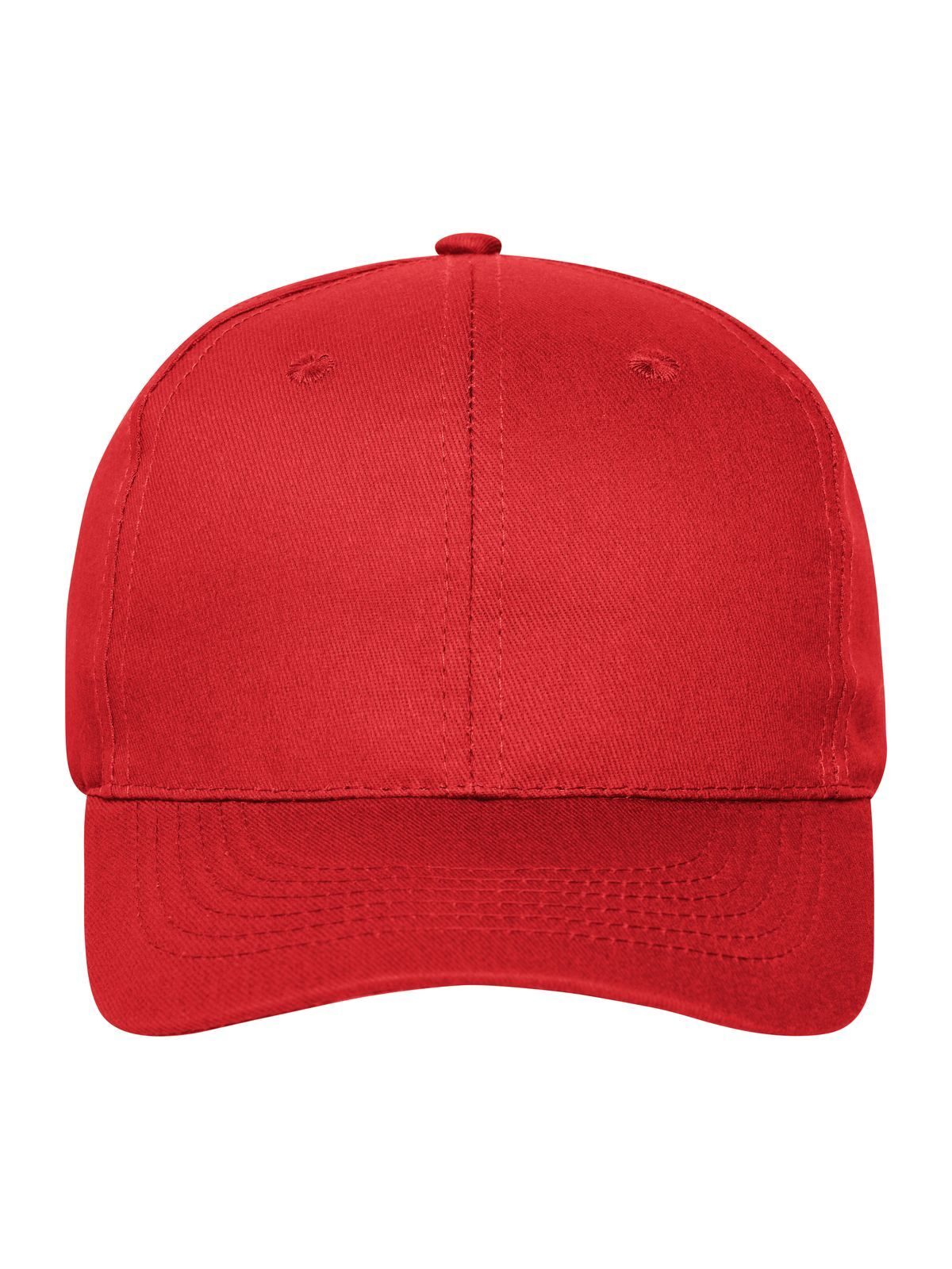 Baseball Caps 6 Panel Cap Bio Cotton Rot bestickbar und bedruckbar – LA1970