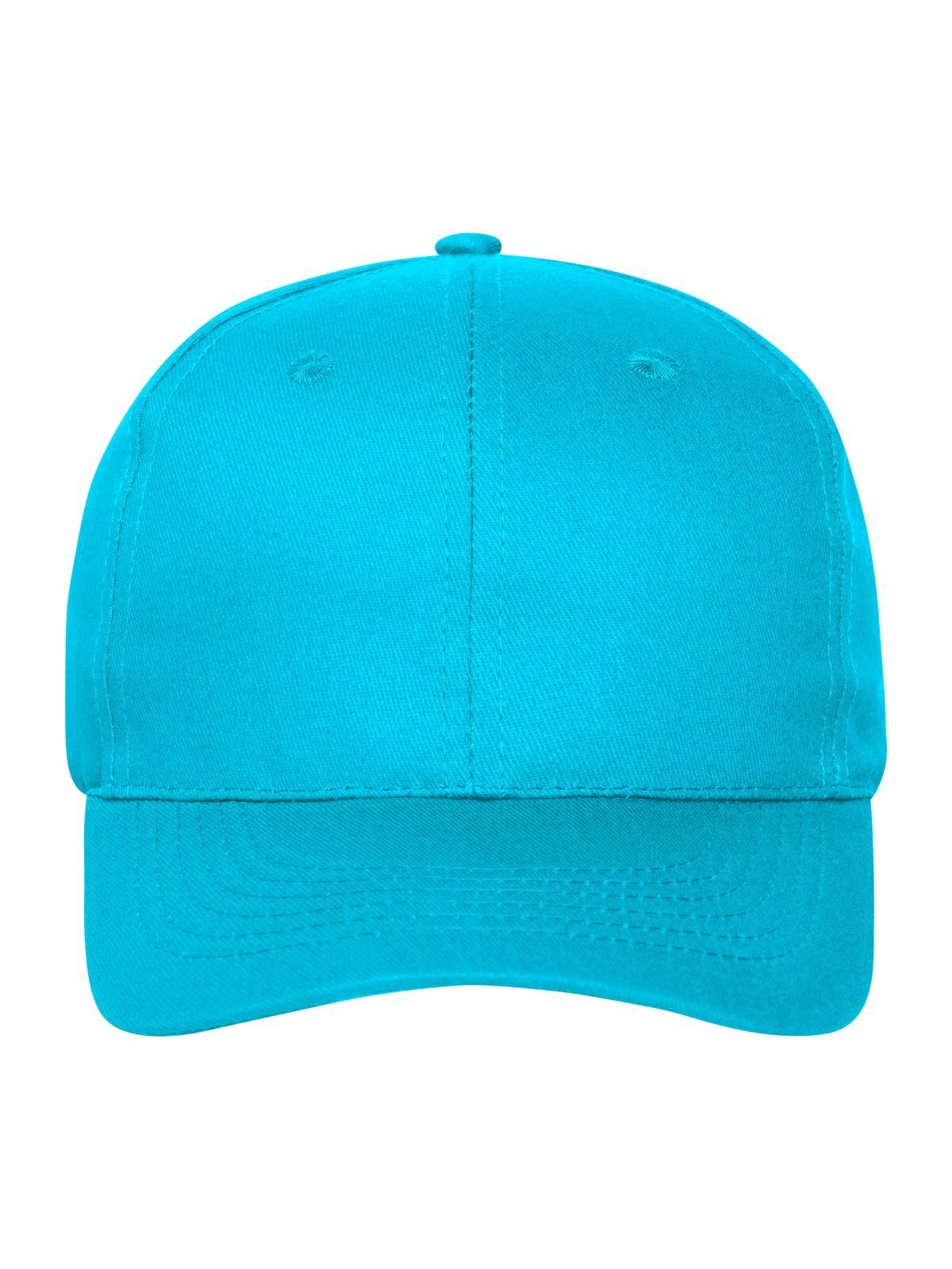 Baseball Caps 6 Panel Cap Bio Cotton turquoise bestickbar und bedruckbar – LA1970