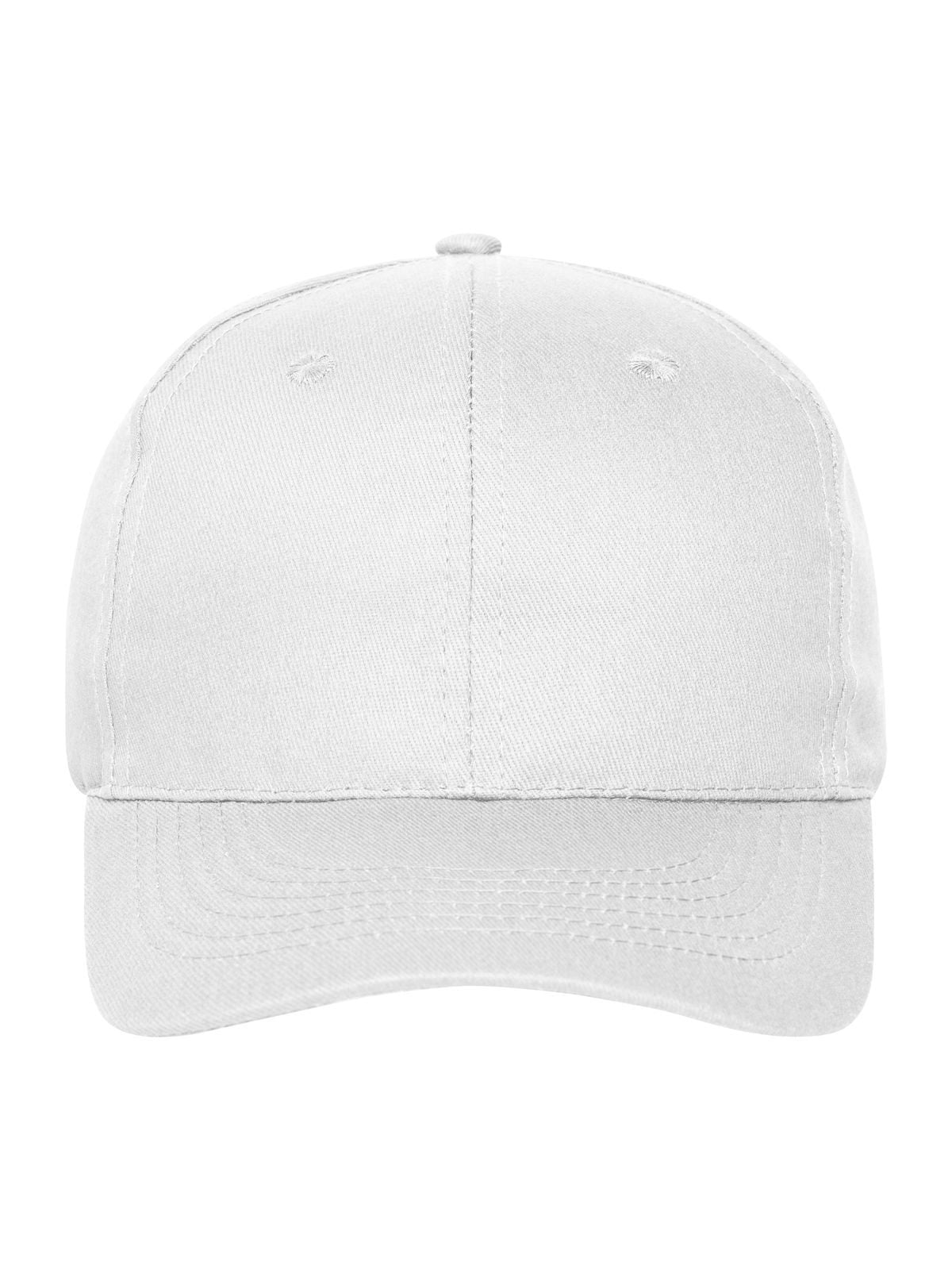 Baseball Caps 6 Panel Cap Bio Cotton Weiß bestickbar und bedruckbar – LA1970