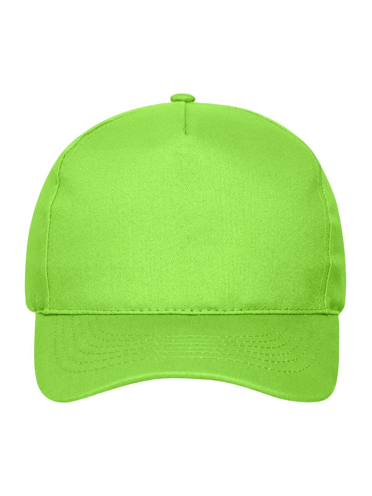 Baseball Caps 5 Panel Cap Bio Cotton lime-green bestickbar und bedruckbar – LA1970