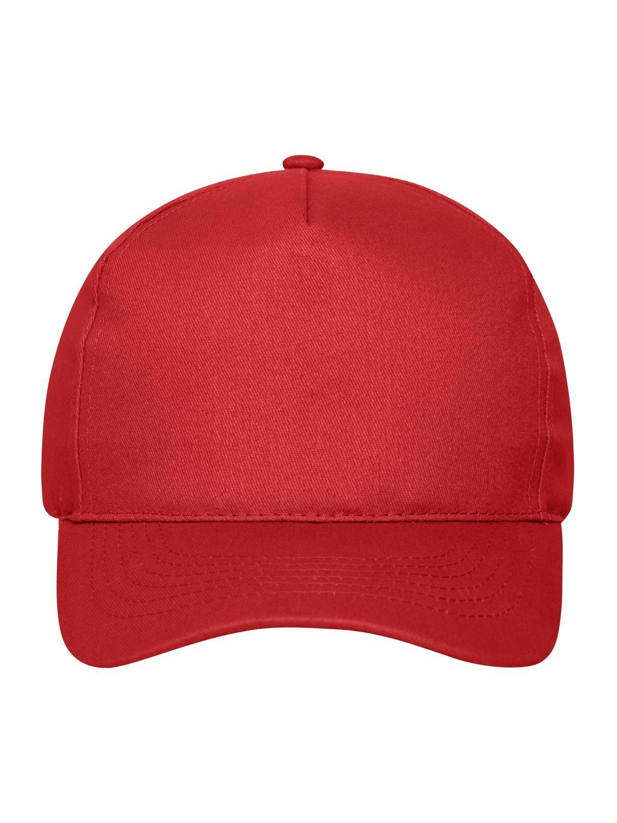 Baseball Caps 5 Panel Cap Bio Cotton Rot bestickbar und bedruckbar – LA1970