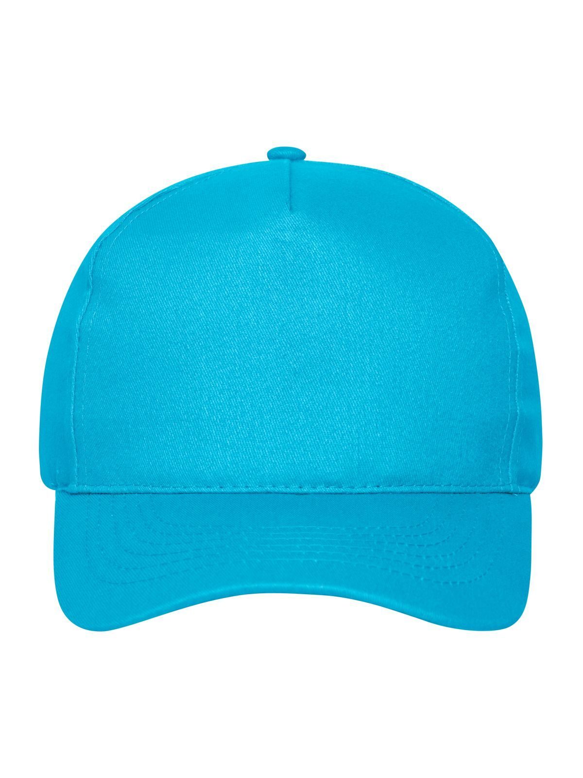 Baseball Caps 5 Panel Cap Bio Cotton turquoise bestickbar und bedruckbar – LA1970